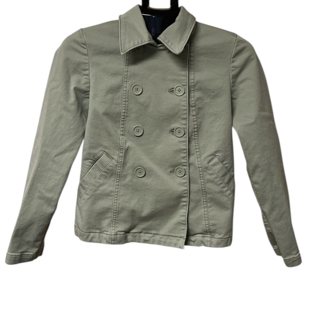 GAP Women's Light Green Jean Jacket
